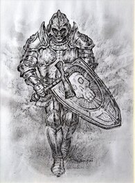 Tom Kidd - Robert E. Howard Cormac Fitzgeoffrey - Original Illustration