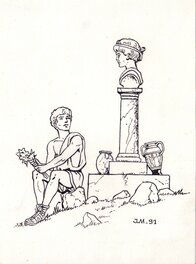 Jacques Martin - Alix - L'Enfant grec - Original Illustration