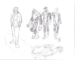 Paul Smith - X Men Prelim - Original art