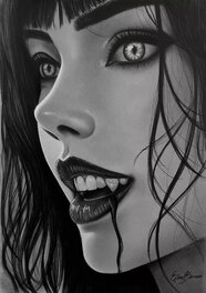 Eric Barroso - Vampirella - Illustration originale