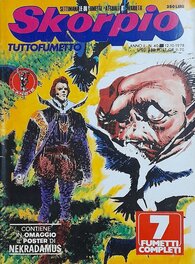 Couverture du numéro de la revue Skorpio où a été publiée la planche, édition argentine Couverture du numéro de la revue Skorpio où a été publiée la planche, édition argentine