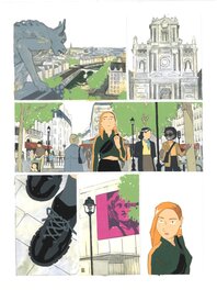 Claire Fauvel - Claire Fauvel - Les yeux d'Alex p. 114 - Planche originale