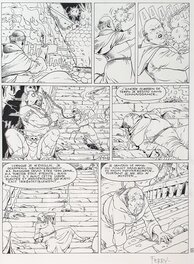 Ferry - Ian Kalédine - Le secret du château Flambard - Planche originale