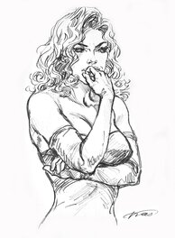 Halloween Blues - Dana - extrait du carnet de croquis de Kas - Page 69