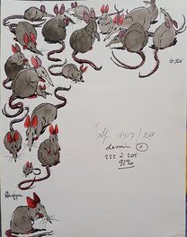 René Hausman - Illustration Spirou 1417 - Illustration originale