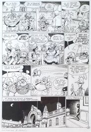 Herlé - Les pieds nickelés: ensemble tout est possible - Planche originale