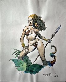 Mike Hoffman - Jungle Girl - Planche originale