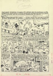 Jean-Claude Poirier - Série "supermatou" - Planche 01 de l'histoire N°6 - Comic Strip