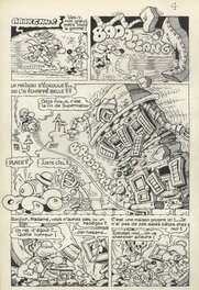 Jean-Claude Poirier - Série "supermatou" - Planche 04 de l'histoire N°6 - Comic Strip
