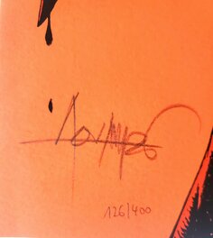 Signée : AOUAMRI  numérotée 126/400