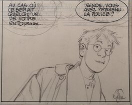 Alain Dodier - Crayonné Jérôme K Jérôme bloche - Original art
