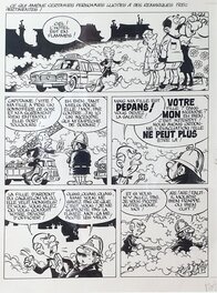 Hachel - Papa Talon "incendie hôtel" - Planche originale