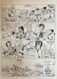 Jean-Yves Mitton - Jean-Yves Mitton, planche originale, "Ben Uhr" livre premier, "Messala". - Planche originale