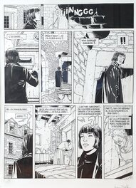 Lucien Rollin - Ombres - tome 3 : Le Sablier - Planche originale