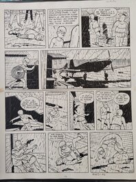 Maurice Tillieux - Le chinois à 2 roues - Planche originale