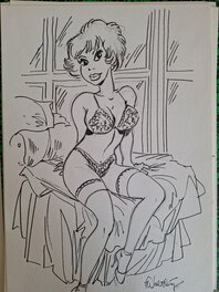 François Walthéry - Natacha 1 - Original Illustration