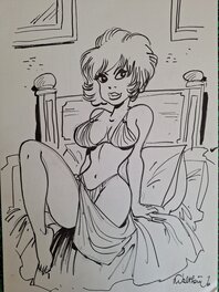 François Walthéry - Natacha 2 - Original Illustration