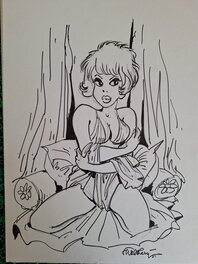 François Walthéry - Natacha 3 - Original Illustration