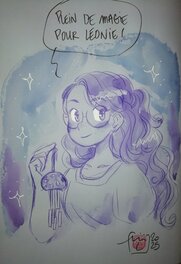 Dédicace tome 2 Le grimoire d'Elfie