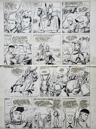 Gérald Forton - LES HISTOIRES DE L'ONCLE PAUL  :  LE LIBERATEUR DE LA PATRIE - Planche originale