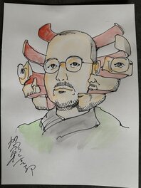 Shintaro Kago - Portrait - Original Illustration