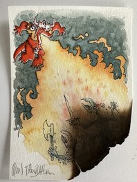 Lewis Trondheim - Donjon - Illustration originale