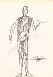 Philippe Druillet - Fureur de traits – Étude originale 72 - Original Illustration