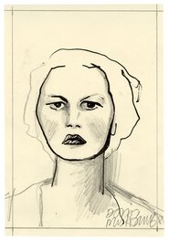 David Prudhomme - Rébétissa – Dessin original préparatoire pour une case – R53 - Illustration originale