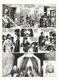 Grzegorz Rosinski - Thorgal , La cité du dieu perdu - Planche originale