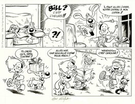 Gil Formosa - Boule et BILL (concours) - Planche originale