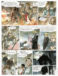 Hermann - Hermann : Lune de guerre planche 49 - Planche originale