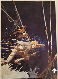 Christian Rossi - L’alligator blanc , cover 1993 - Original Cover