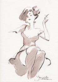 Yannick Corboz - Mathilde - l’assasin qu’elle mérite - Original Illustration