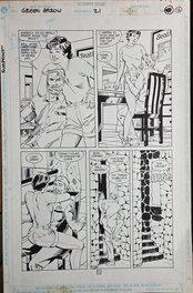 Dan Jurgens - Green Arrow vol 2 #21, page 14 - Illustration originale