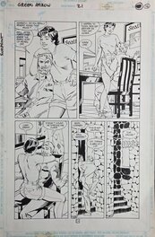 Dan Jurgens - Green Arrow vol 2 #21, page 14 - Illustration originale