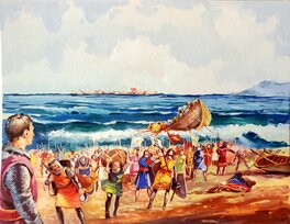 Aldo La Duca - LA REPUBBLICHE MARINARE - VENEZIA  couleur originale - Comic Strip