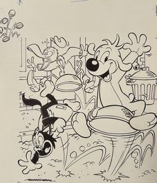 Rachid Nawa - Nawa, Pif 100% comique#66, couverture, 1990. - Couverture originale