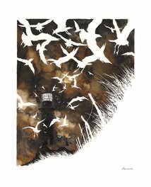 Christophe Chabouté - Bout du monde - Marine - Original Illustration