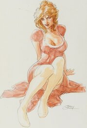 Terry Dodson - Divas / Coraline - Illustration originale