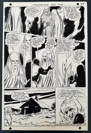Bill Draut - TALES OF THE UNEXPECTED #110 original page 26 (Tales of the mad mod Witch page 7) DC Comics Horreur 1969 - Planche originale