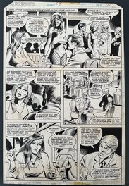 THE DEFENDERS #58 original page 9 VALKYRIE Marvel Comics 1974