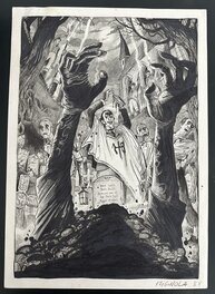 David Hitchcock - ZOMBIES, an Accent UK Anthology Original Splash Page Accent UK 2007 - Planche originale