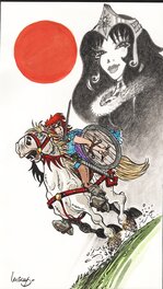 Percevan et Balkis la charge