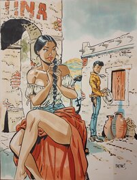 Félix Meynet - Hommage à Jerry Spring - Original Illustration