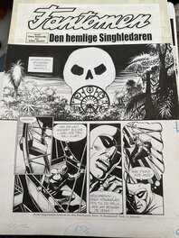 César Spadari - The Phantom “The Secret Singh Leader” First Page - Planche originale