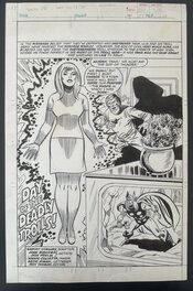 David Wenzel - THOR  "Super Spider-Man & Captain Britain" #250 Original Splash Page 1 Marvel Comics 1977 - Planche originale