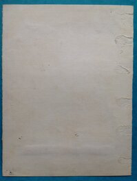 Le Verso de la Couverture originale (légere déchirure a Droite ..., sans gravité ! ) , au format entier de : 16,5 X 21,5 Cm .