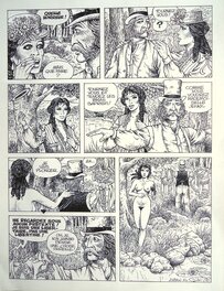 Jean Vern - La maison du temps qui passe - Planche originale