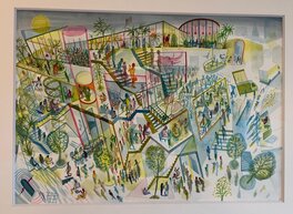 Brecht Evens - Opéra de Louvain - Illustration originale