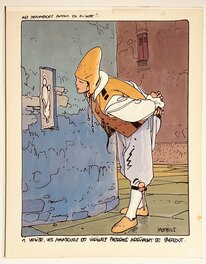 Moebius - Venise Céleste – Mise en couleurs et calque - Illustration originale